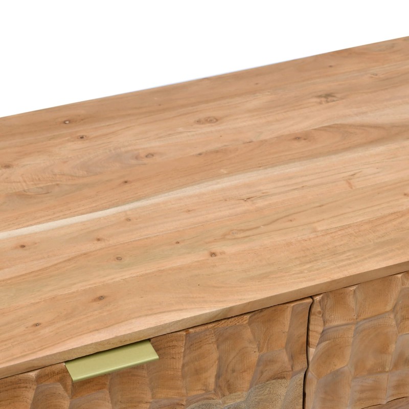 Table basse design en bois massif d'acacia - Naoki