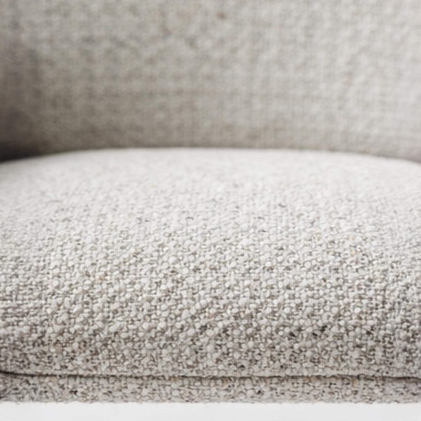 Chaise pour salle à manger scandinave en tissu - Alva