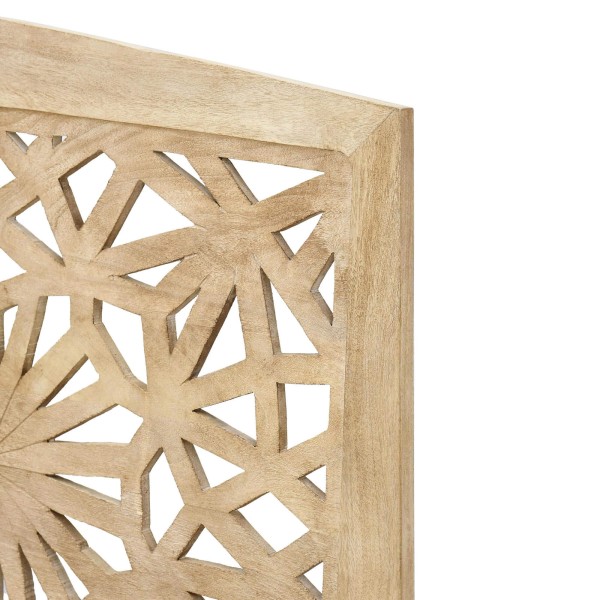 Tête de lit en bois massif sculpté 200 cm - Nevea