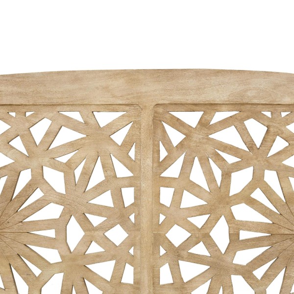 Tête de lit en bois massif sculpté 200 cm - Nevea