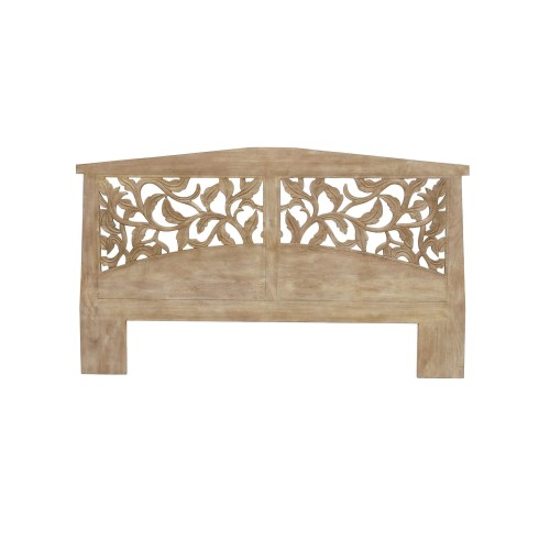 Tête de lit en bois massif sculpté 200 cm - Galea
