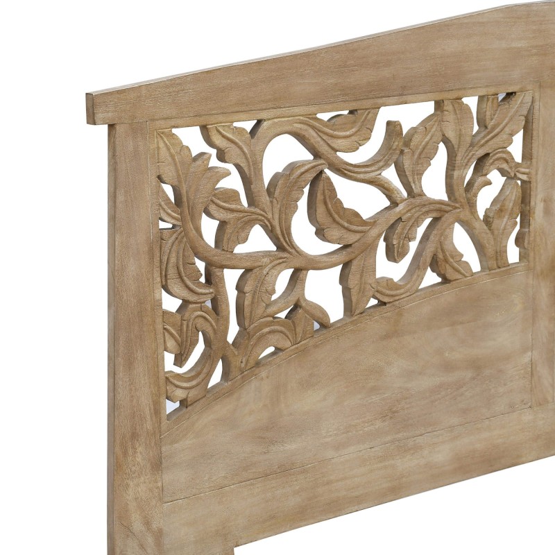 Tête de lit en bois massif sculpté 200 cm - Galea