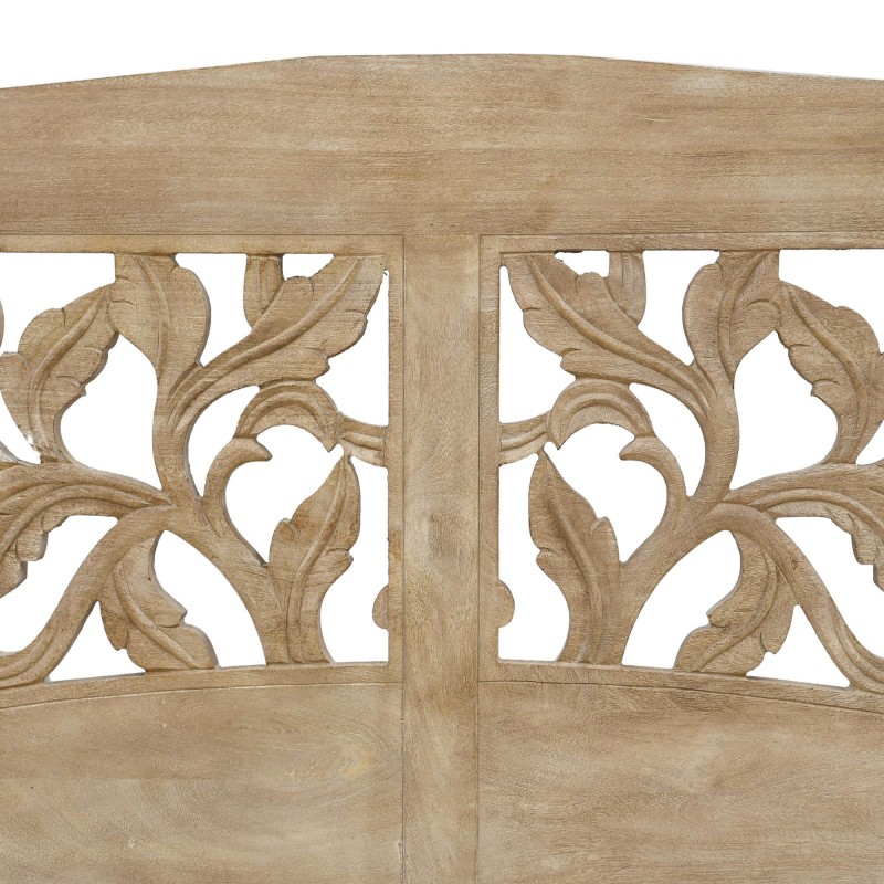 Tête de lit en bois massif sculpté 200 cm - Galea