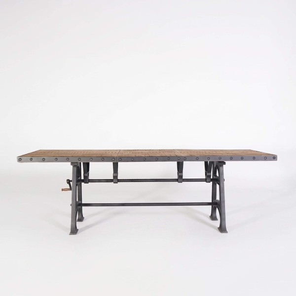 Table de salle à manger industrielle extensible
