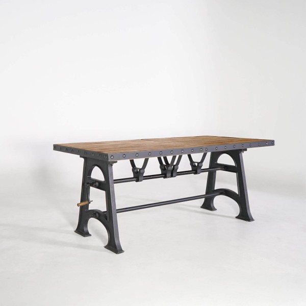 Table de salle à manger industrielle extensible