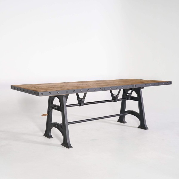 Table de salle à manger industrielle extensible