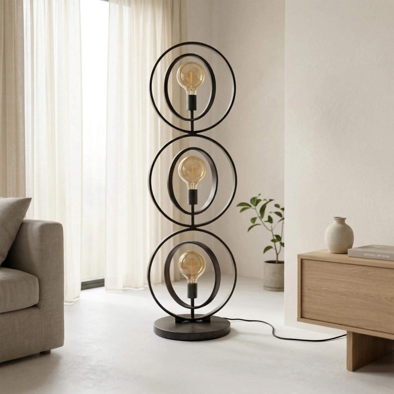 Lampadaire de salon industriel en métal - Altis