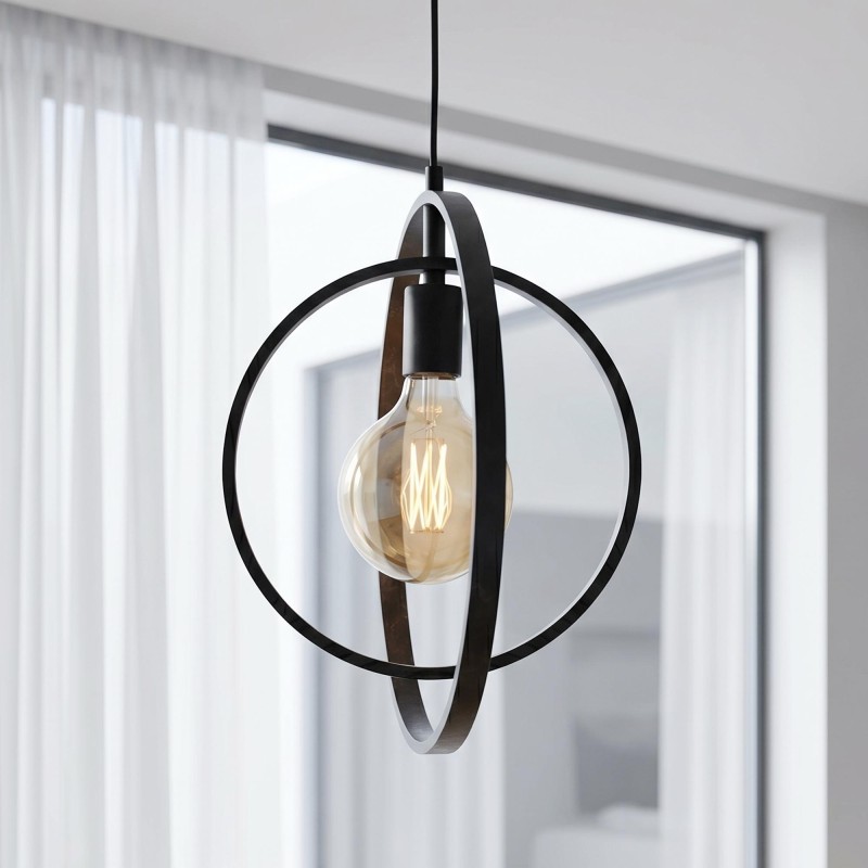 Lampe en suspension style industriel en métal - Altis