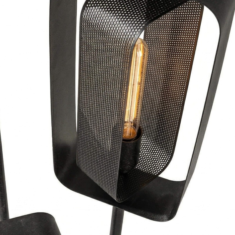 Lampadaire de salon en métal style industriel - Mesh Rotate