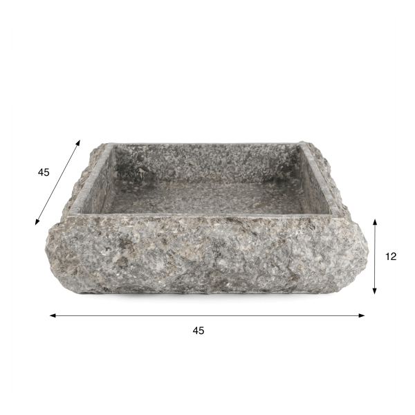 Vasque de salle bain à poser en pierre - Marmo