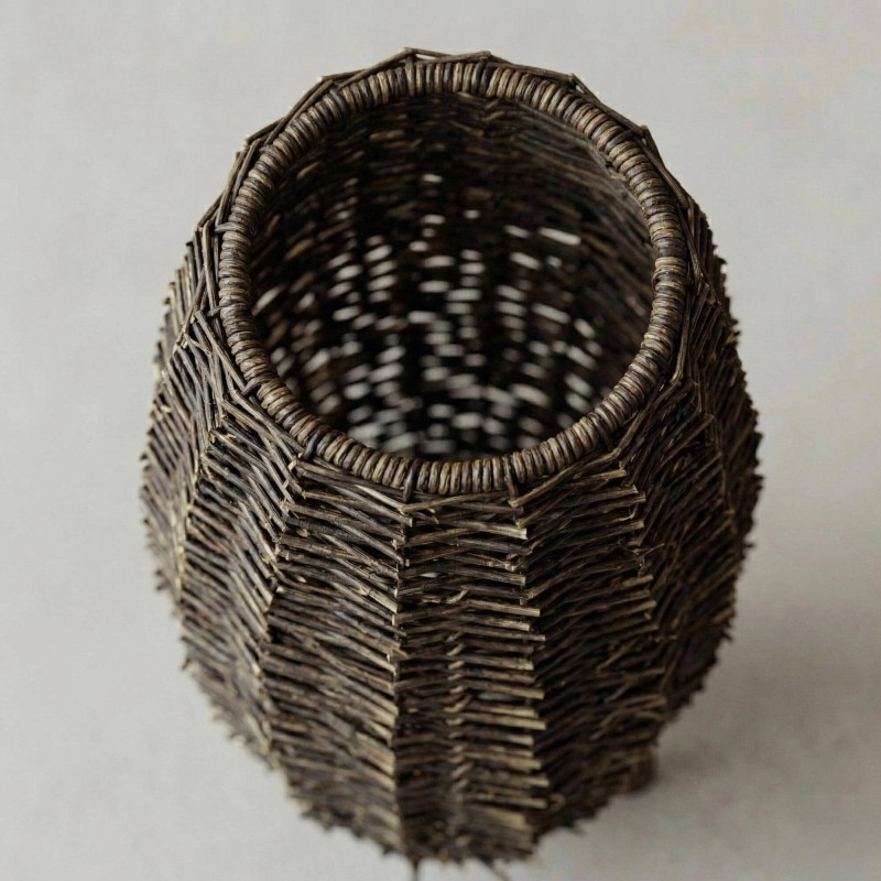 Lampe sur pied en rotin - Aiko