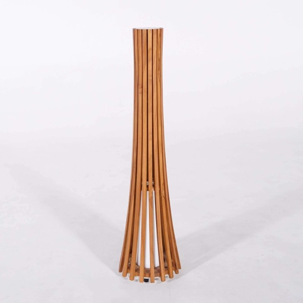 Lampe sur pied en bois de teck H120 cm - Liven