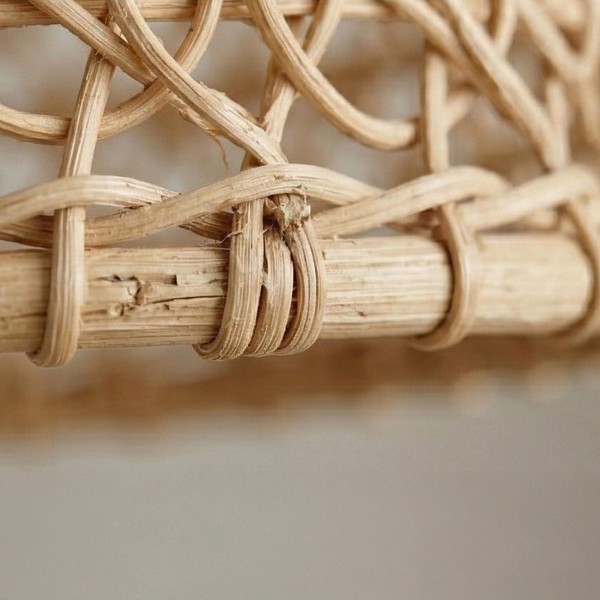 Lampe suspendue en rotin naturel - Meysa