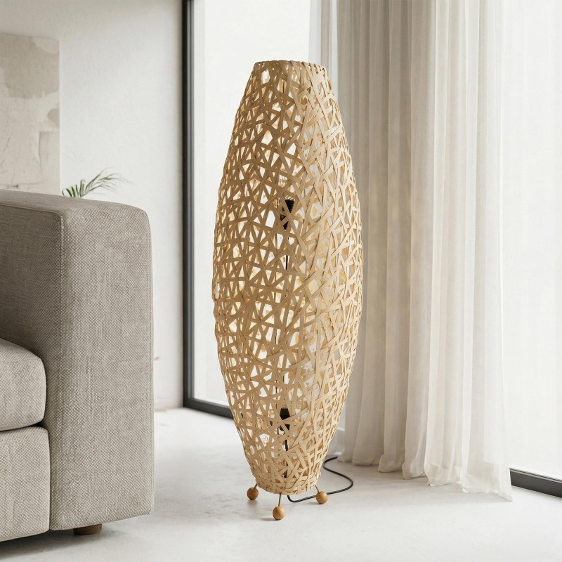 Lampe sur pied en osier - Pataya