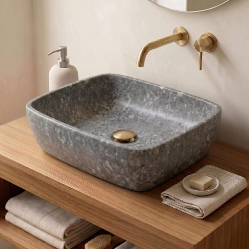 Vasque de salle de bain rectangulaire - Sakura