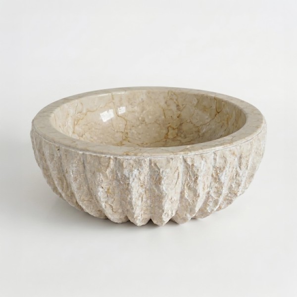 Vasque de salle bain à poser en pierre - Abstrak