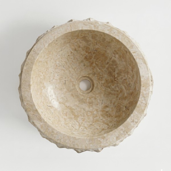 Vasque de salle bain à poser en pierre - Abstrak