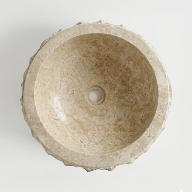 Vasque de salle bain à poser en pierre - Abstrak