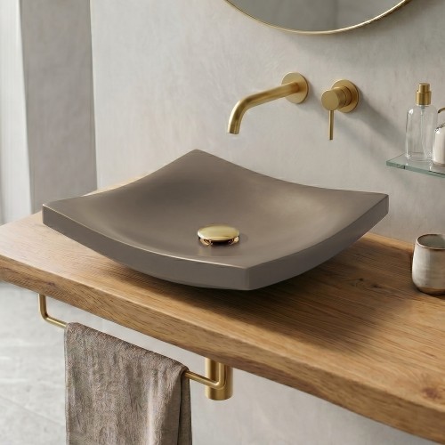 Vasque en béton couleur naturelle - Arcilla