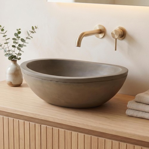 Vasque en béton - Couleur naturelle - Mineralis