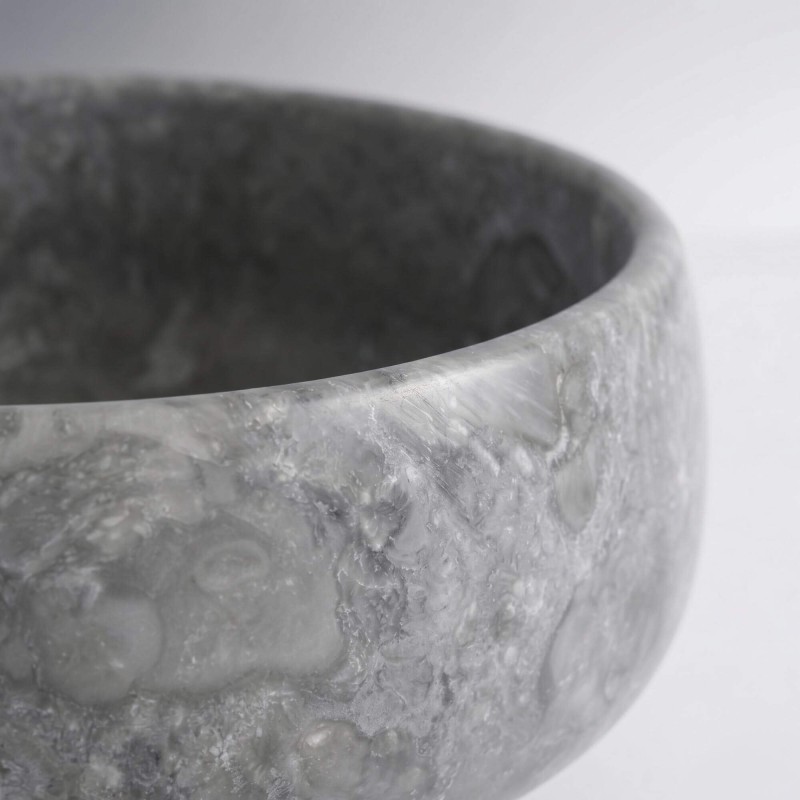 Vasque de salle bain à poser en pierre - Rose