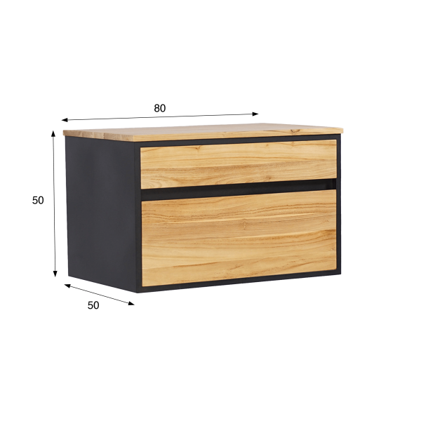 Meuble de salle de bain 80 cm - Kirei
