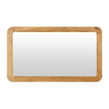 Miroir de salle de bain rectangulaire 120 cm x 70 cm avec bords arrondis