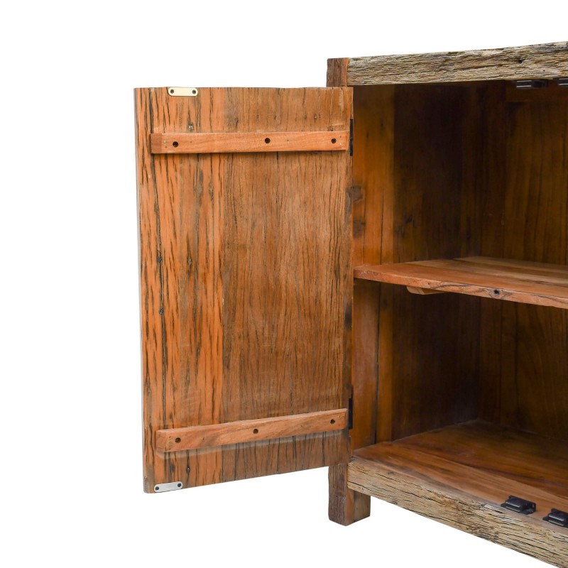 Buffet en bois massif brut et ancien - Antique