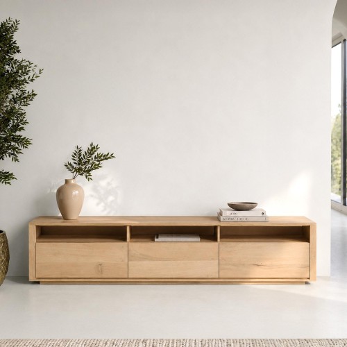 Meuble TV en chêne naturel...