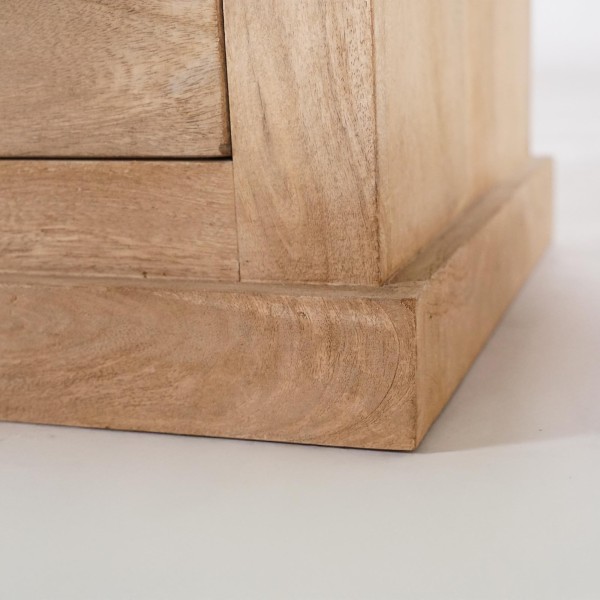 Bibliothèque étagère en bois massif naturel - Detroit
