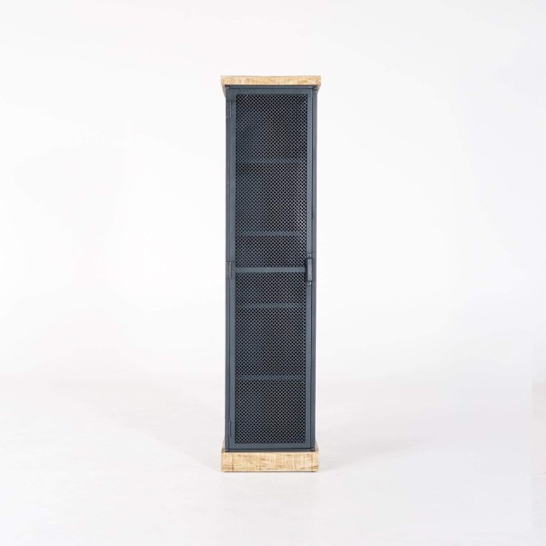 Armoire style industriel en bois et métal - Cambridge