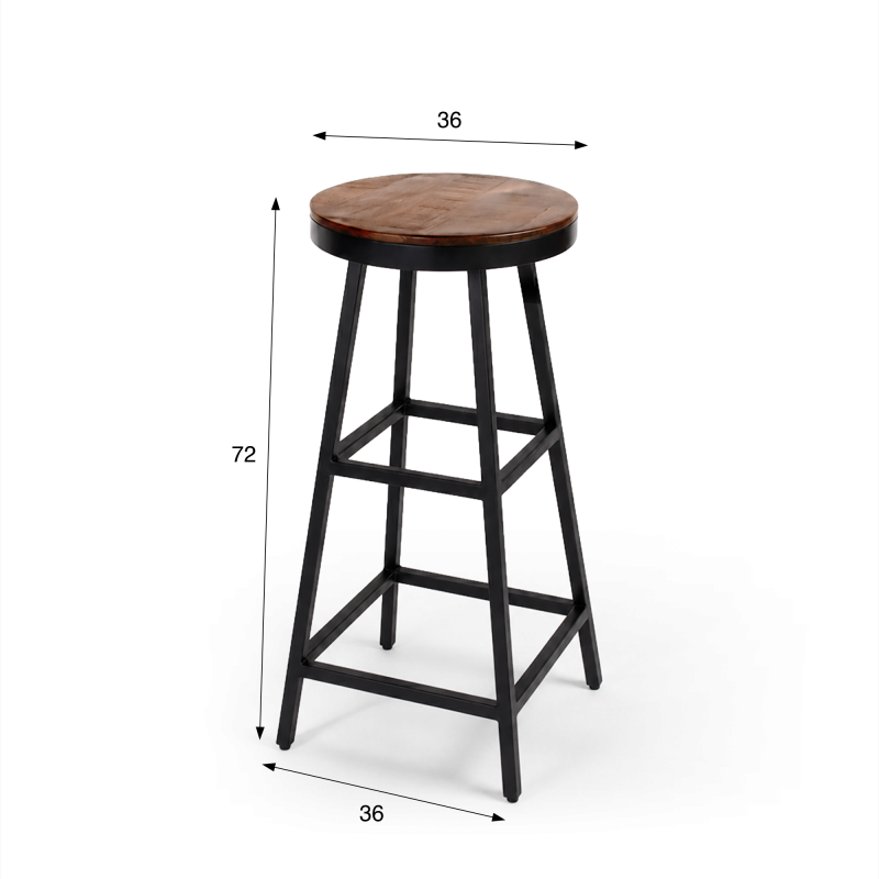 Tabouret de bar industriel