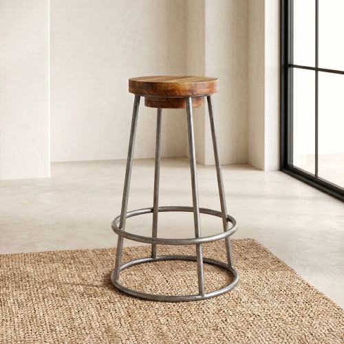 Tabouret scandinave bois et métal - Scandus