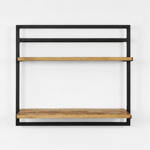 Etagère bois et métal 70 x 60 - Selfsh