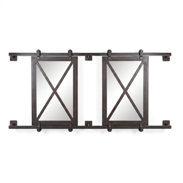 Miroir industriel coulissant