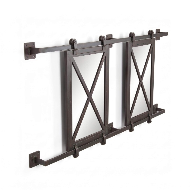 Miroir industriel coulissant