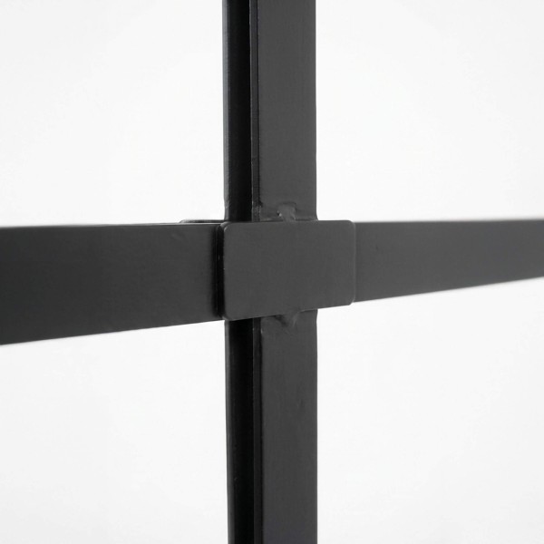 Miroir industriel design noir 120 X 100 cm