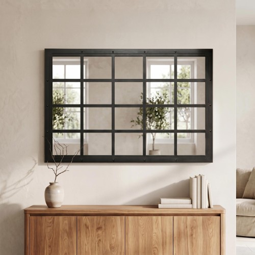 Grand miroir industriel