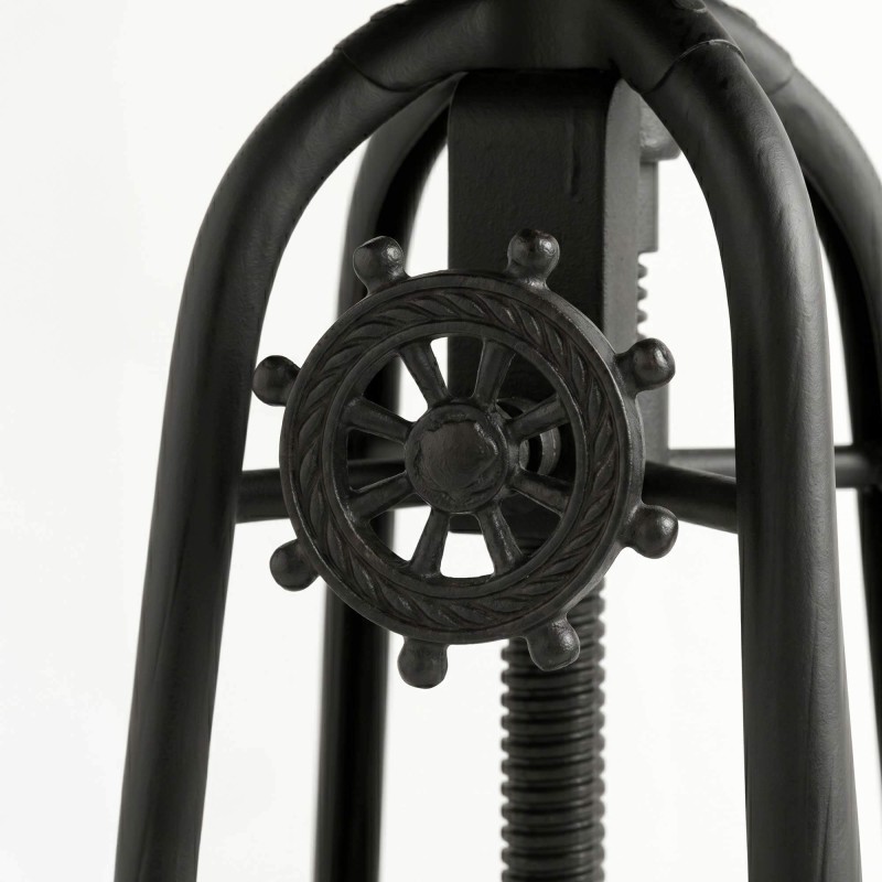 Tabouret de bar bois et métal