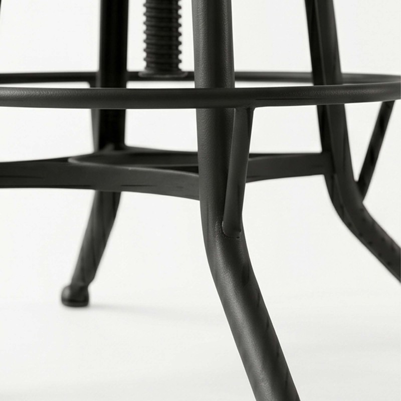 Tabouret de bar bois et métal