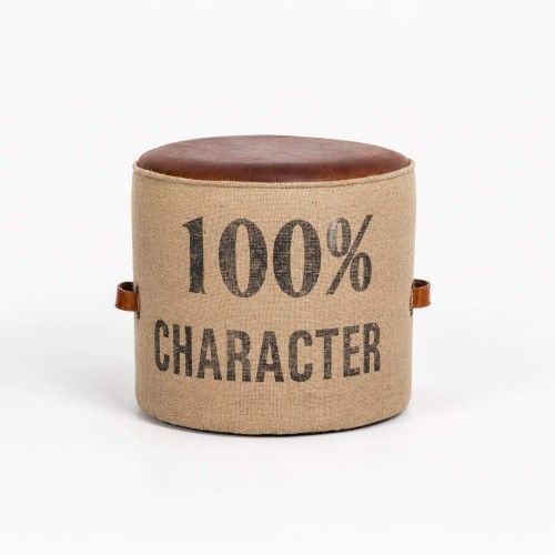 Pouf industriel "100% character"