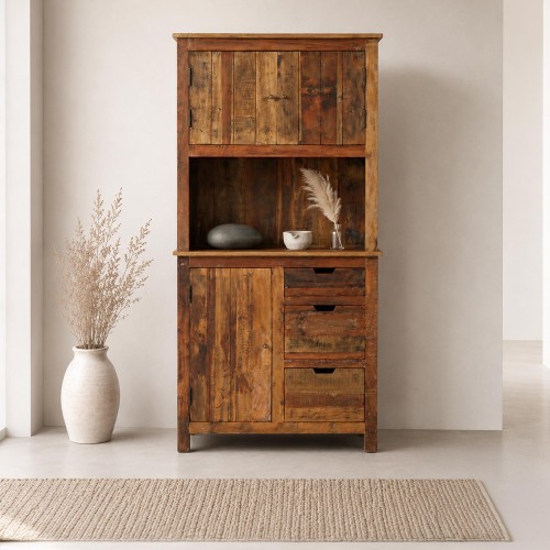 Buffet haut en bois recyclé - Terra Nova