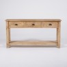 Console en bois naturel 3 tiroirs - Timber