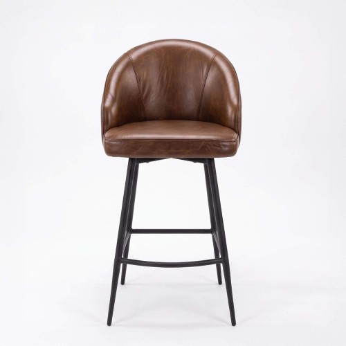 Chaise de bar en cuir Ritz