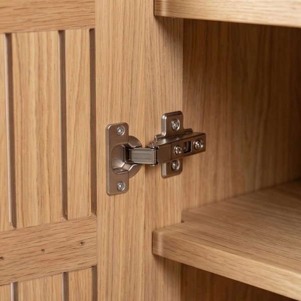 Buffet haut en bois massif - Satya