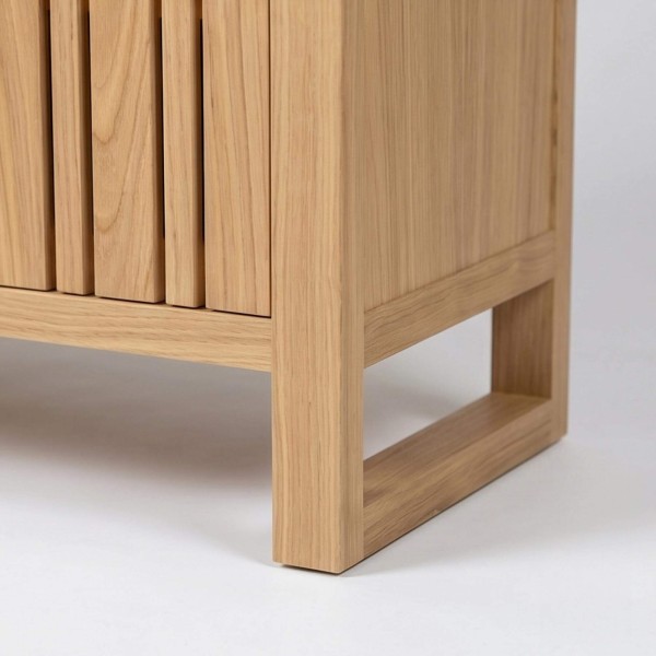Buffet haut en bois massif - Satya