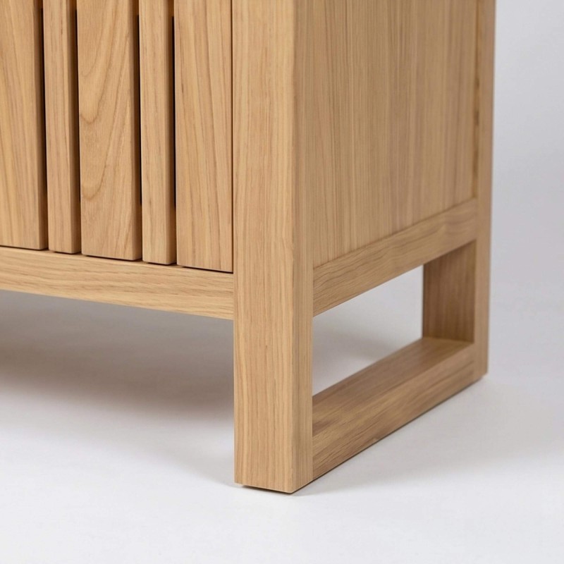 Buffet haut en bois massif - Satya