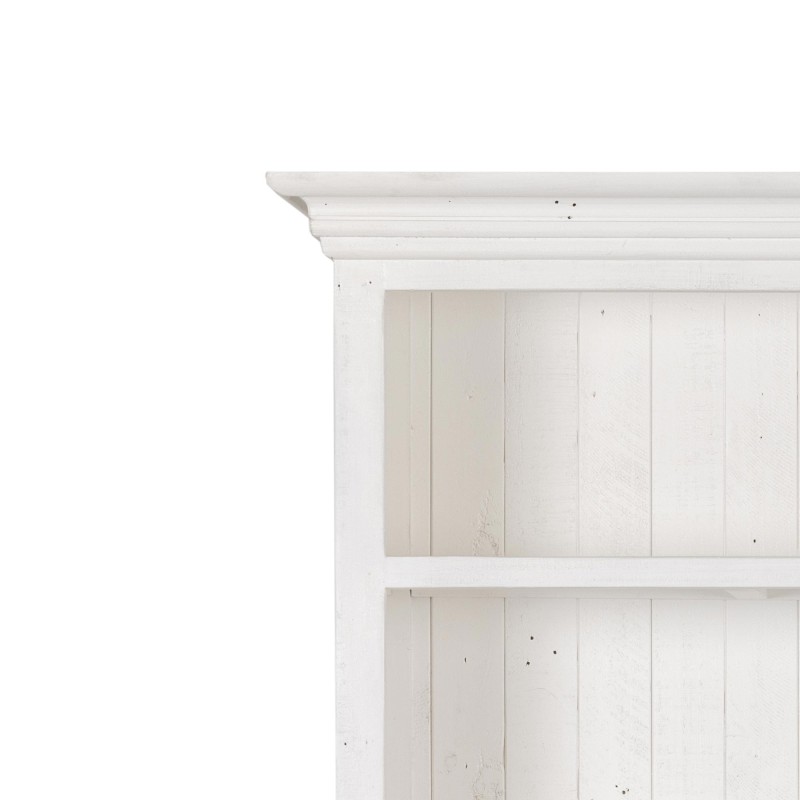 Buffet vaisselier bois et blanc en pin massif - Mayfield
