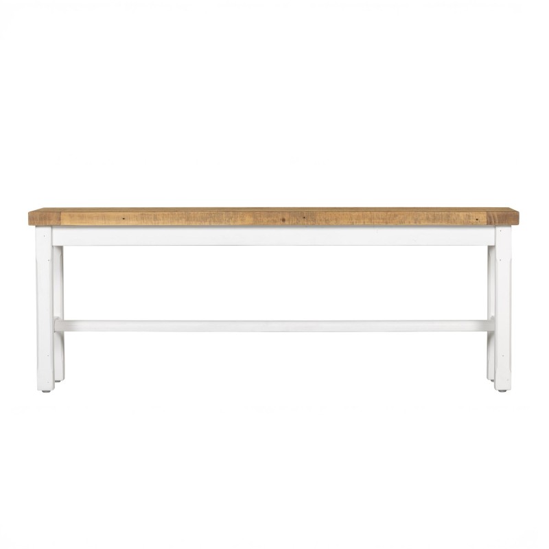 Banc en bois et blanc en pin massif - Mayfield