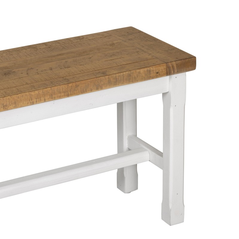 Banc en bois et blanc en pin massif - Mayfield